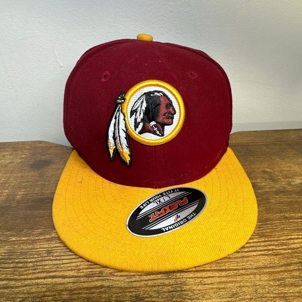 Washington Redskins Hat New Era‎ 59Fifty NFL SnapBack Fitted 6 3/8 Burgundy Gold